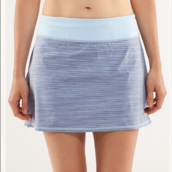 LULULEMON Run: Pace Setter Skirt Caspian Blue - Picture 3 of 15